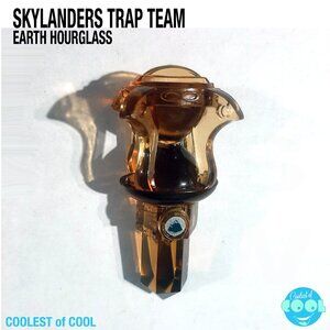 Skylanders Trap Team Earth Hourglass Trap Crystal Figure loose good condition